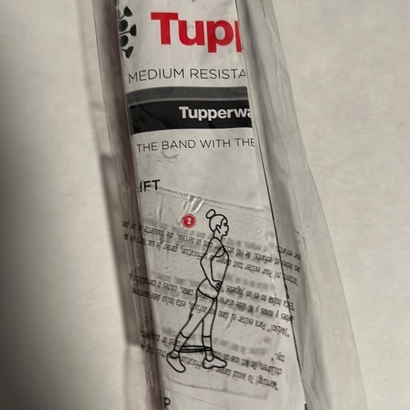 New Tupperware Medium / Light Resistance Bands - Picture 3 of 4